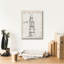 «City Sketches 5 Chicago V2» par Anne Tavoletti, art mural sur toile-1017996708