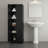 Black Minimalist Double-Door Storage Cabinet, Suitable For Both Bathroom And Office Use, Adjustable Shelves, Medium-Density Fiberboard, Environmentally Friendly Storage Cabinet.-731221437