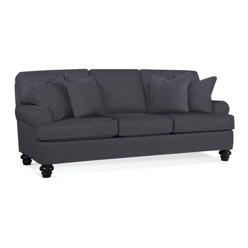 Lowell Sleeper Sofa, Beige Performance Fabric; 0851-73, Gel Memory Foam Mattress, Black