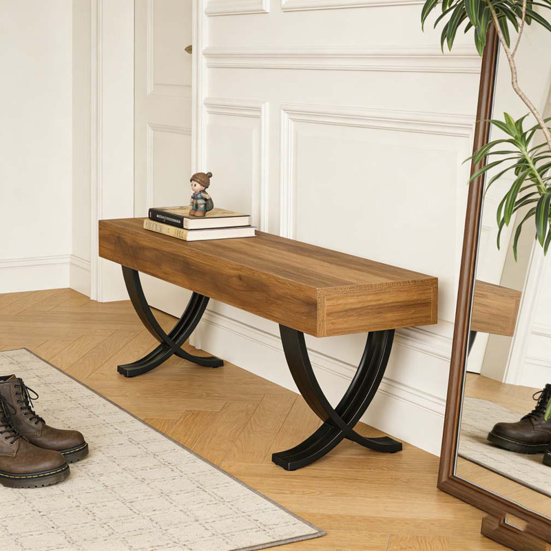Plant Bench,Stylish End of Bed Stool