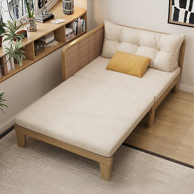 Creamy white Cotton and linen Modular Sofa bed cushion couch