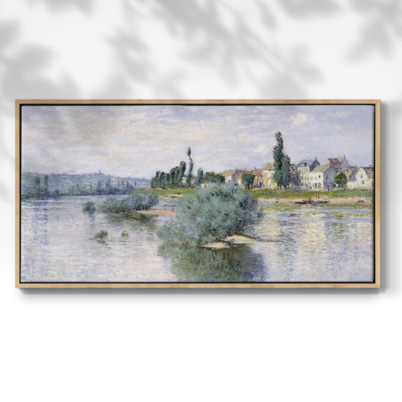 Nautical Series-CDL XXIV- Toile tendue avec châssis tendue, prête à être accrochée, H 21 po x l 41 po, Naturel