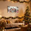 Ensemble de 3 impressions sur toile, panier de Noël avec biscuits et décorations de Noël-1802530072