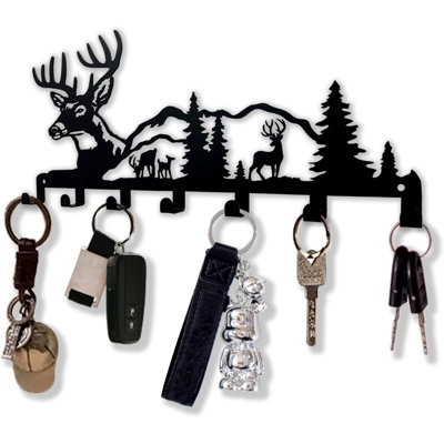 Porte-clés pour décoration murale, porte-clés en métal