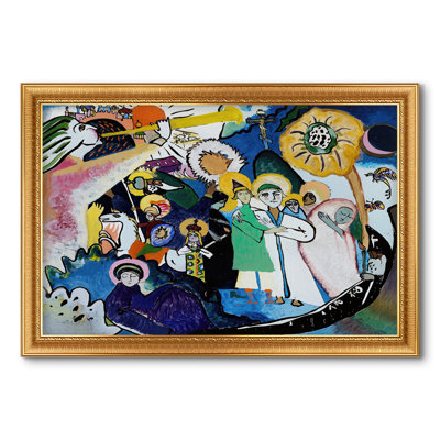 «All Saints Day I» - Wassily Kandinsky - Toile encadrée sur mesure
