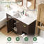 Meuble-lavabo simple en bois avec tiroirs Adonia-958480800