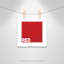 Impression sur papier roulé rouge-47479544