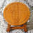 Carved Wooden Step Stool with Queen Bee Motif-125616325