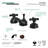 Kingston Brass Duchess Two-Handle 3-Hole Deck Mount Widespread Bathroom Faucet with Brass Pop-Up Drain-12624711