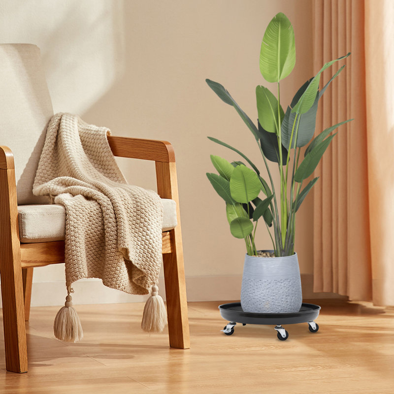 Support pour plante Priyaa, Noir