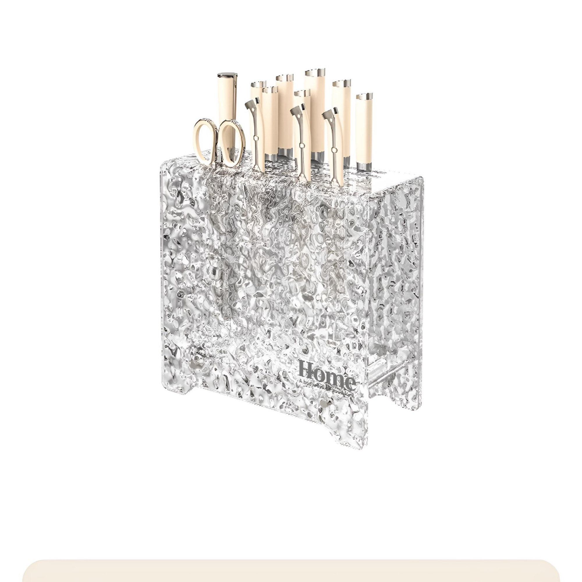 Padise Epoch Glacier Ripple Knife Holder Storage Rack - An Elegant And ...