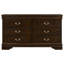 Ensemble de chambre avec très grand lit 4 pièces Bruno Cappuccino-31121356