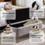 Banc de rangement avec repose-pieds Toleen -1845888193