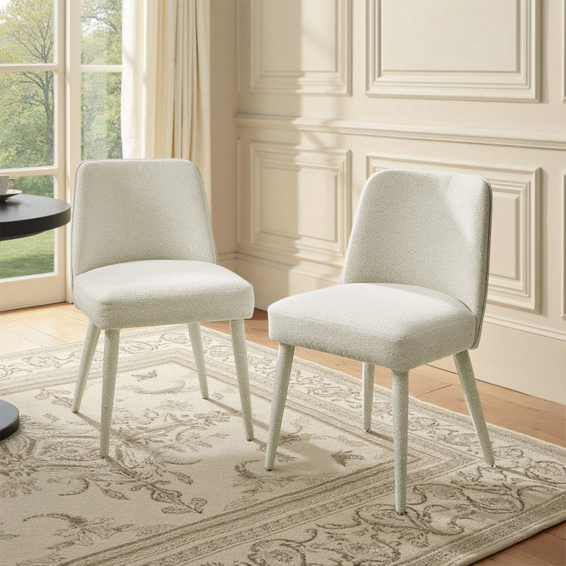  Ensemble de 2 chaises rembourrées Verity, Lin