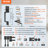 VEVOR Double Door Handle Set, Double Door Lock Set with Reversible Handle Lever-99717420