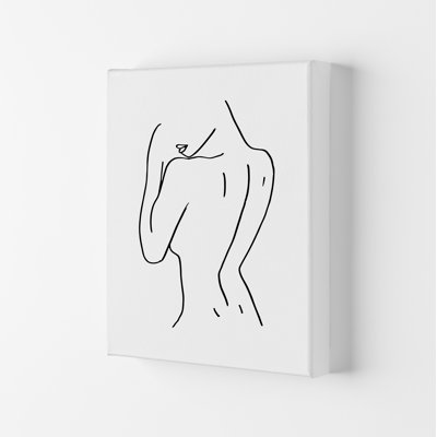 Female Back Pose - Print
