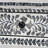 Bali & Pari Diata Coastal Black And White Mother Of Pearl Capiz Shell 2-Drawer Console Table