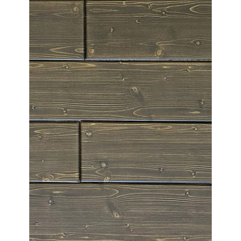 Lames de plafond en polystyrène à coller, imitation bois, 99 cm x 15 cm, Noyer foncé
