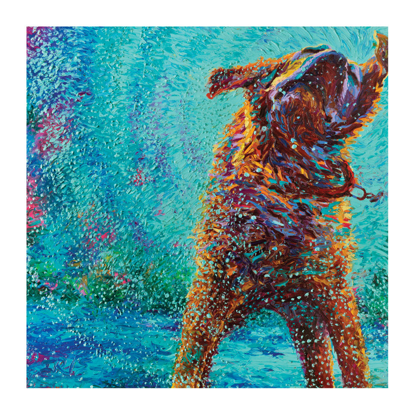 Underdog Blues by Iris Scott - Wrapped Canvas Print, 45.72 cm H x 45.72 cm W x 1.91 cm D