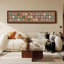 Art mural Mid-Century moderne en toile pour salon-114677958