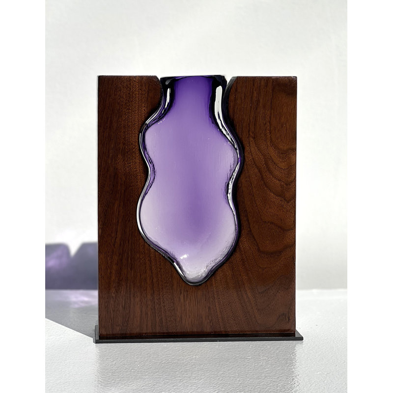 Handmade Wood Table Vase