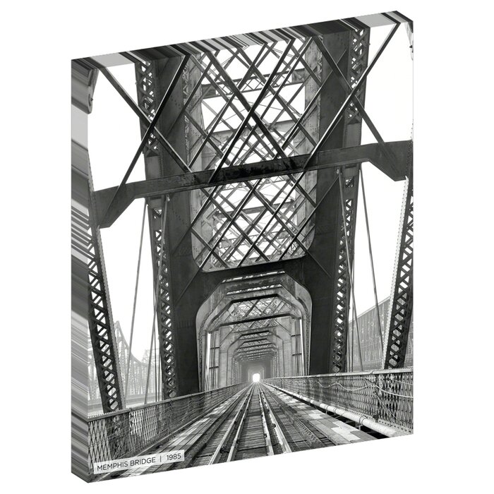 Ebern Designs Memphis Bridge On Canvas Print | Wayfair