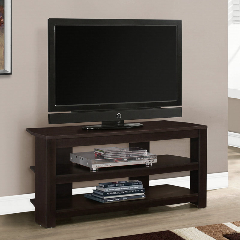 Tv Stand, 42 Inch, Console, Media Entertainment Center, Storage Shelves, Living Room, Bedroom, Laminate, Espresso