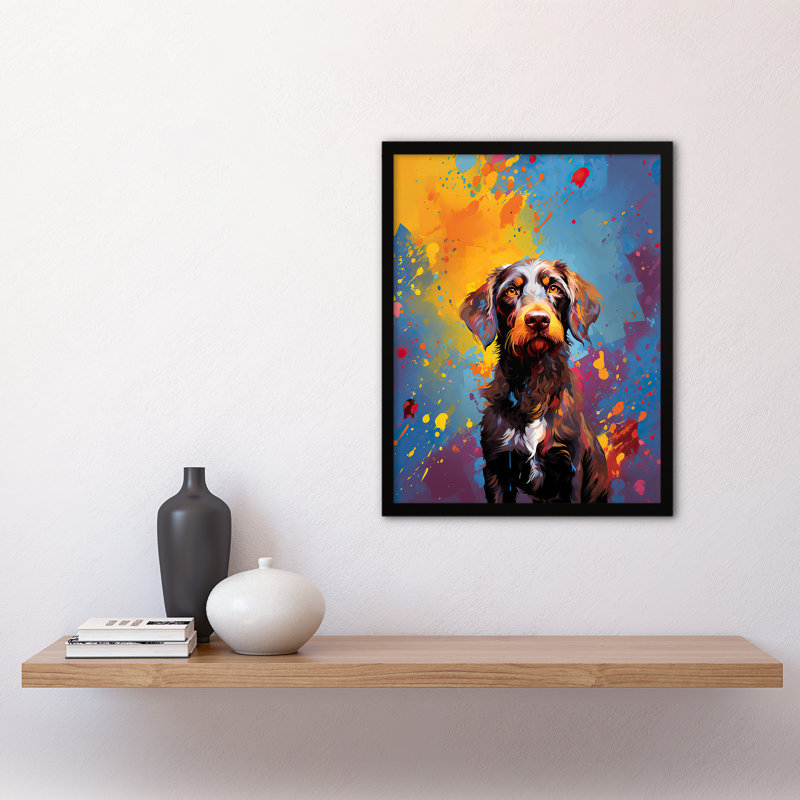 Wirehaired German Pointer Dog Lover - Single Picture Frame Print