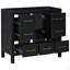 Meuble-lavabo de salle de bain 5 tiroirs 36 po sans lavabo, armoire de rangement en bois massif, meuble-lavabo autoportant avec portes à fermeture douce-834965387