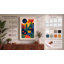 Desert Bloom at Twilight Modern 1 Piece Wrapped Canvas Wall Art-1408520274-1408520275