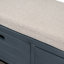 Banc de rangement avec panier amovible et 2 tiroirs-786253517