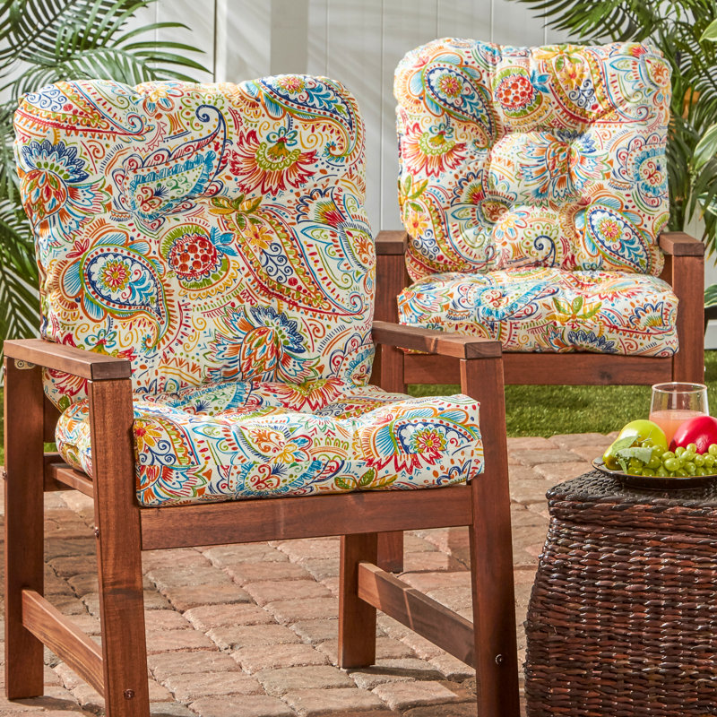Coussin de chaise d'extérieur Lester, Jamboree, 2, H 21 po x l 21 po x P 21 po
