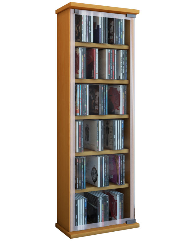 VCM - Classic Multimedia Storage Rack, Beech