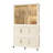 Portable Wardrobe with Multiple Compartments and Hanging Rod for Efficient Storage