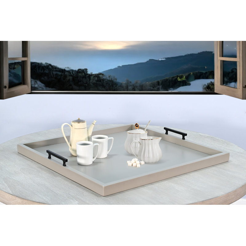 Asharna Wood Tray, White Wood
