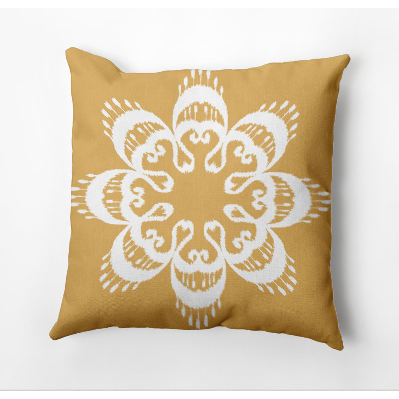 Housse et insert de coussin extérieur d'extérieur, Or, 16 po x 16 po