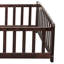 Lit d'enfant en bois massif avec garde-corps et entrée centrale, sans lattes-130027595-130027598
