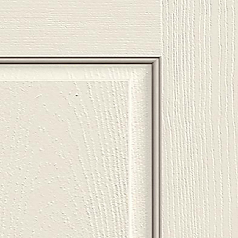 Porte moulée pré-montée en bois manufacturé 6 panneaux, 24 po x 80 po, Droite