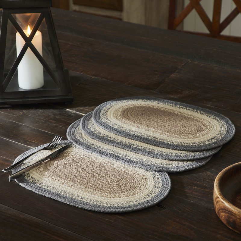 Geometric Oval Placemat, 10" x 15"
