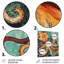 «Flowerful Octopus Deep Sea Boho Vintage», art mural poulpe / calmar-1478422865-1478422871