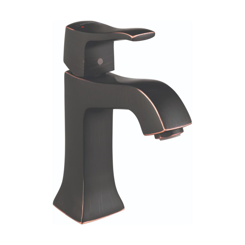 Metris C Single Hole Bathroom Faucet with Drain Assembly, Oil Rubbed Bronze