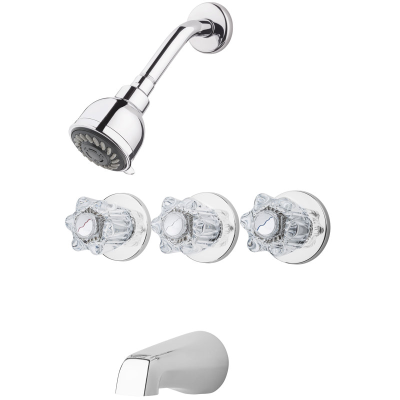 Robinet de baignoire et douche à double fonction avec poignée