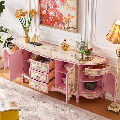 French-style modern light luxury sideboard