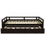 Lit de jour extensible avec couchette, lit de jour en bois avec couchette-118022182