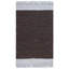 Tapis gris / brun foncé tissé à plat Exley-695281229