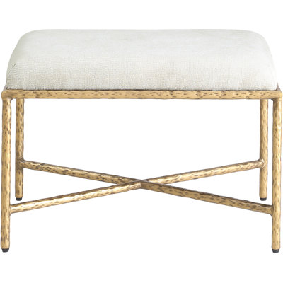 Iyania Chenille Fabric Bench