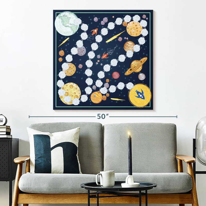 Senne Outer Space Game Board, 33" H x 33" W