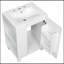 Meuble-lavabo 24 po avec rangement latéral ouvert-489107527