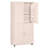 Tall and Wide Bathroom Floor Storage Cabinet, Bathroom Storage Unit, Freestanding Cabinet with 4 Doors, Adjustable Shelves, White