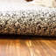 Tapis noir et blanc tressé Ociuso-1214774287